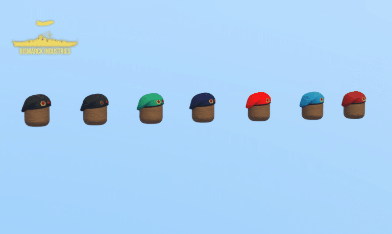 The Soviet Beret Pack in Roblox is ideal for USSR-themed roleplay groups, featuring seven high-quality PBR-textured berets.