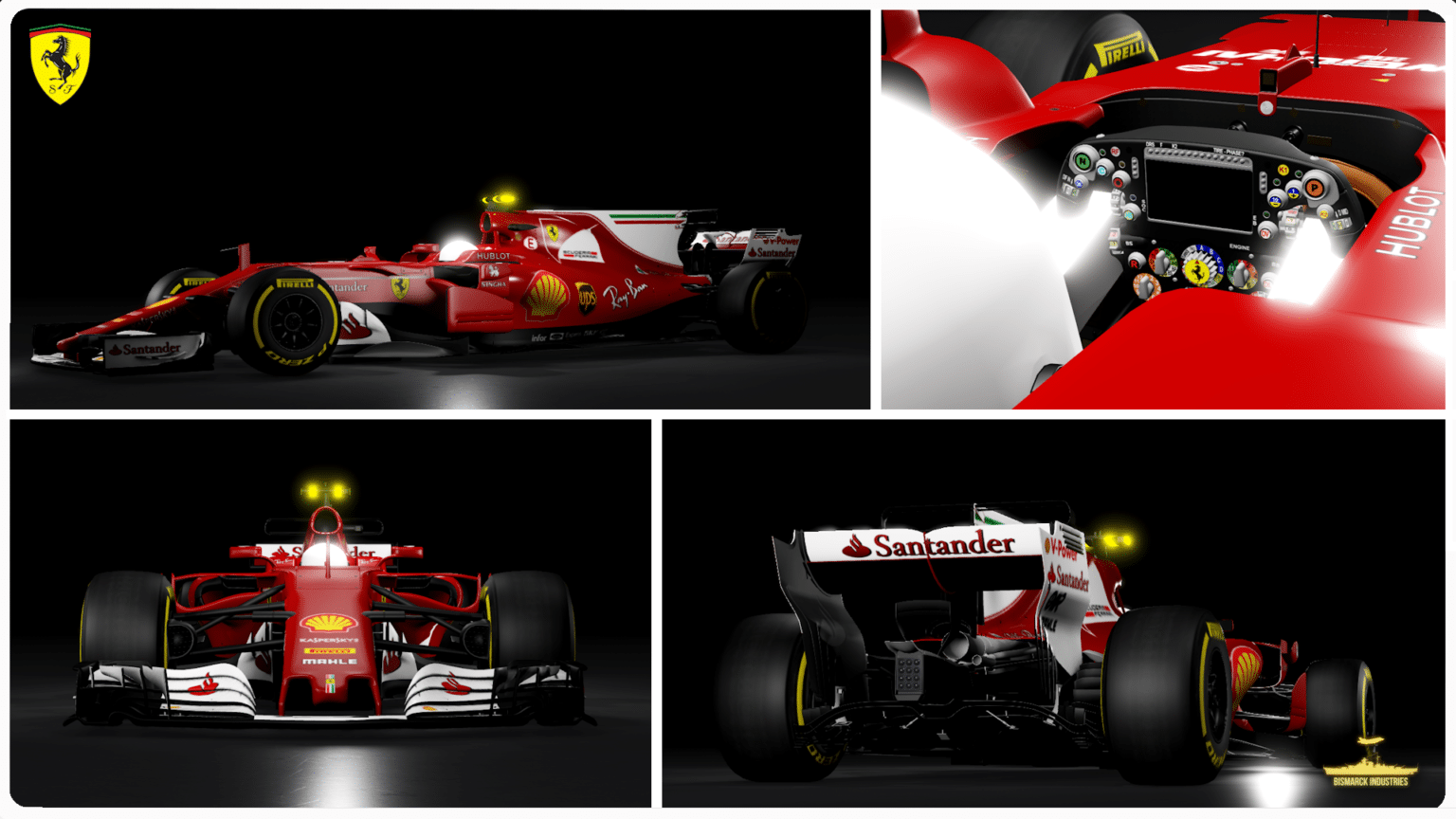 F1 2017 Ferrari SF70H - Bismarck Industries