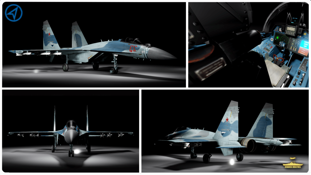 The Sukhoi Su-35 Flanker-E Multirole Fighter in Roblox is a meticulously detailed model of Russia’s advanced fourth-generation-plus combat aircraft.