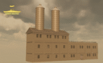 The Large Factory for Roblox is a detailed industrial building featuring twin silos, multiple floors, and a realistic brick design. Perfect for roleplay, industrial simulations, or city maps, this factory adds depth and authenticity to your urban or military-themed projects.