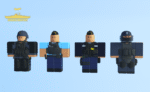 The French Gendarmerie Duty Bundle for Roblox includes everything you need to create an authentic French law enforcement experience, featuring detailed duty uniforms, tactical gear, and accessories.