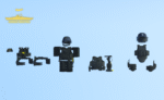 The French Gendarmerie Kit for Roblox is a detailed and realistic gear set inspired by France’s national military police force.