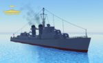 The USS Fletcher is a highly detailed Roblox recreation of the iconic Fletcher-class destroyer of the United States Navy, one of the most successful and widely used destroyer classes of World War II.