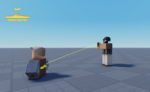 The Taser System in Roblox is a fully scripted non-lethal enforcement tool designed for police, military police, and security roleplay games.